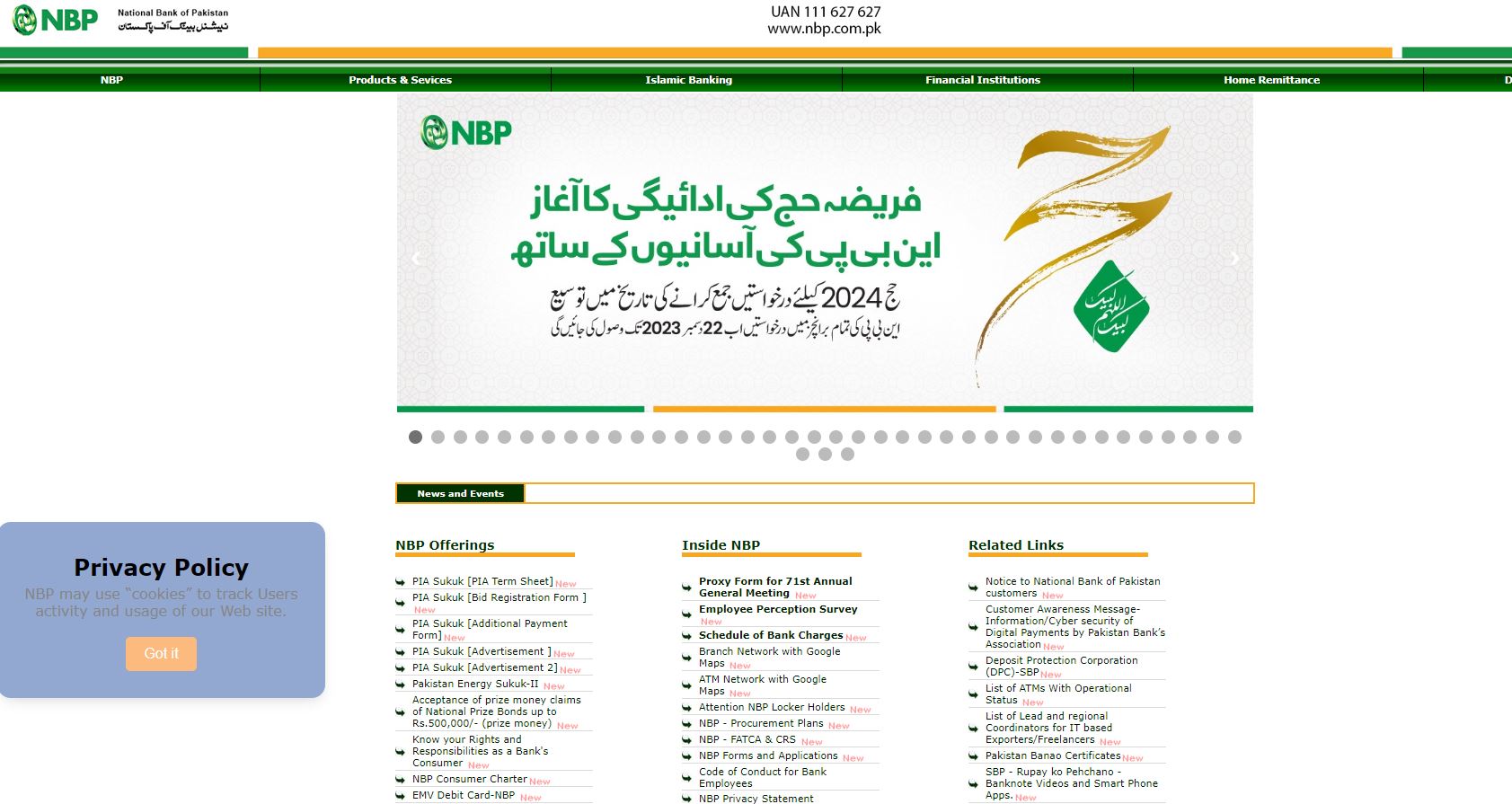 NBP Bank Savings By Interest Tiers